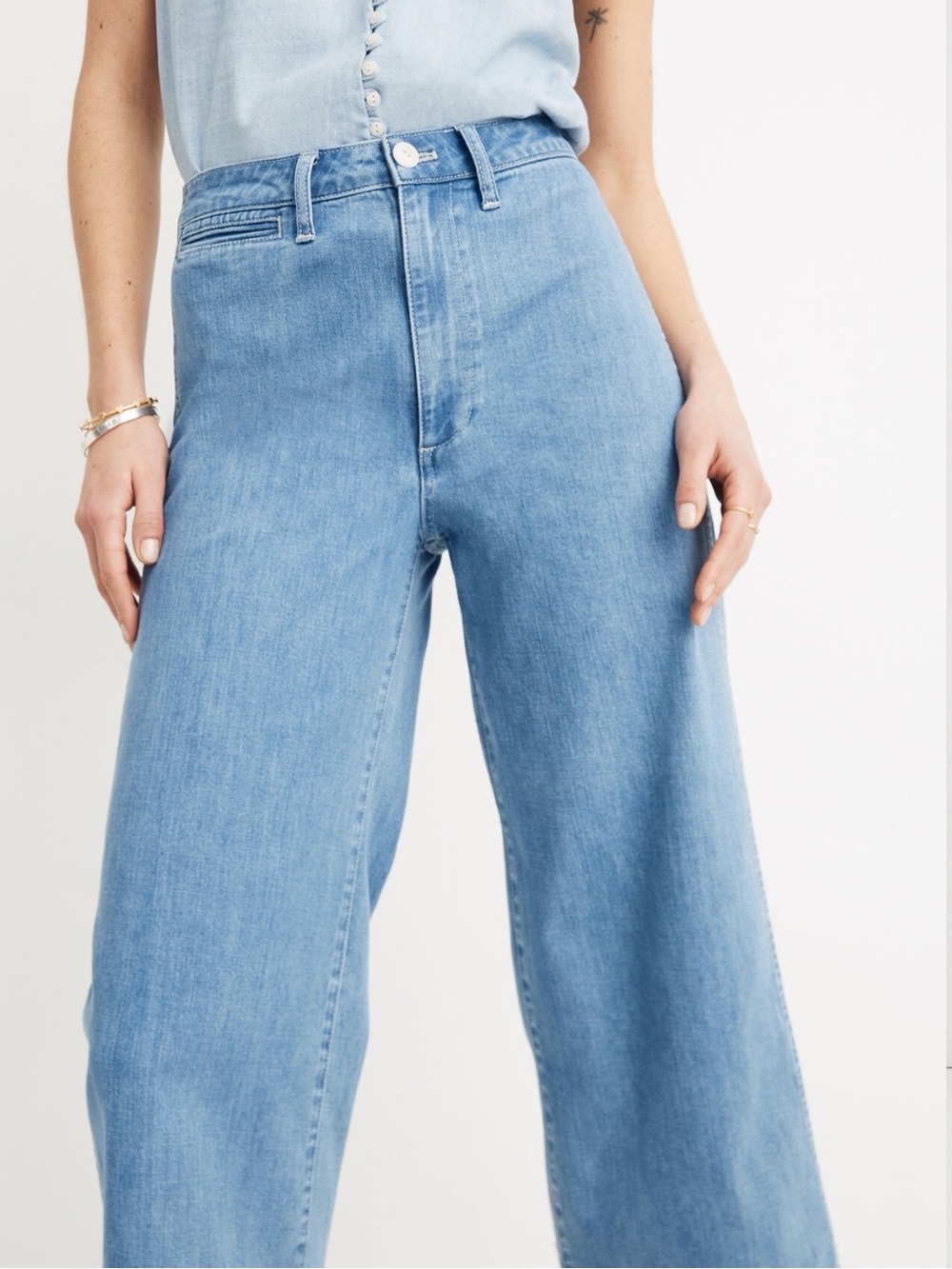 Madewell Emmit Wide-Leg Women's Crop Jeans